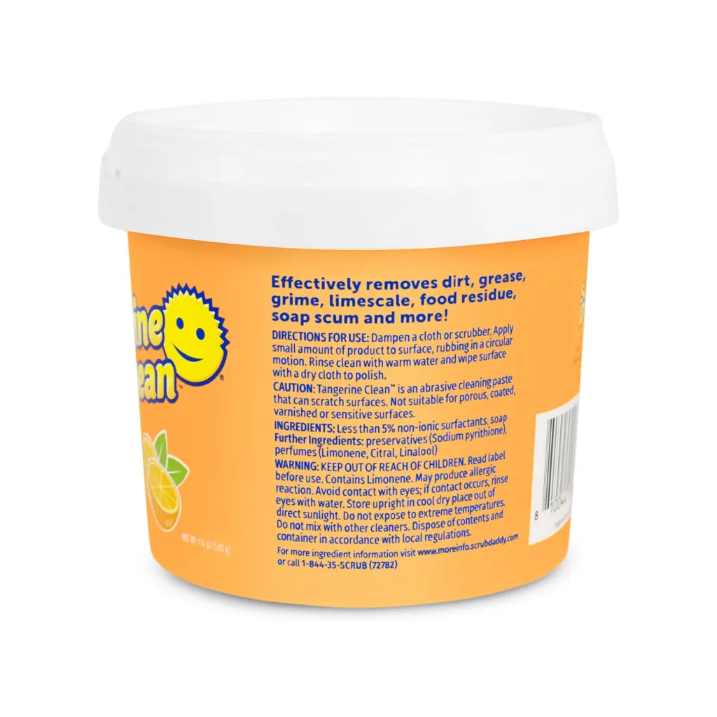 Scrub Daddy Tangerine Clean – Citrus-Scented Cleaning Sponge For tough cleaning jobs Scrub Daddy Tangerine Clean – Citrus-Scented Cleaning Sponge For tough cleaning jobs