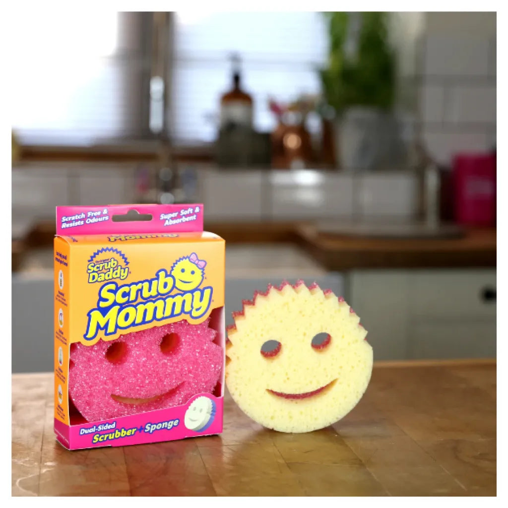 Scrub Daddy Scrub Mommy – Scratch-Free Dish Sponge FlexTexture® Foam Easy to Clean Scrub Daddy Scrub Mommy – Scratch-Free Dish Sponge FlexTexture® Foam Easy to Clean
