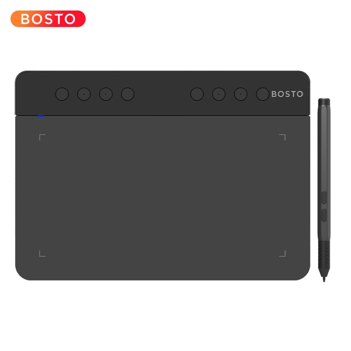 Bosto T640K Graphics Pen Tablet with Battery-Free Stylus 6 x 4 inch