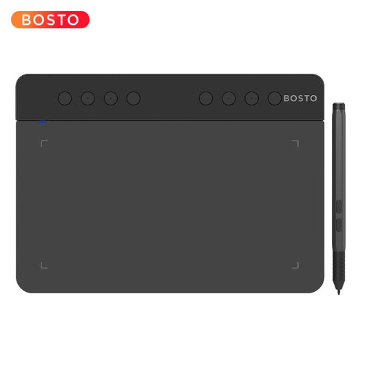 Bosto T640K Graphics Pen Tablet with Battery-Free Stylus 6 x 4 inch
