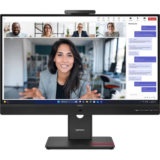 Lenovo ThinkVision T27QD-4v 27" IPS QHD 120Hz VoIP Monitor with webcam