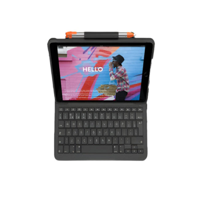 Logitech Slim Folio For iPad (5th, 6th, 7th, 8th and 9th gen) (3rd)-Graphite