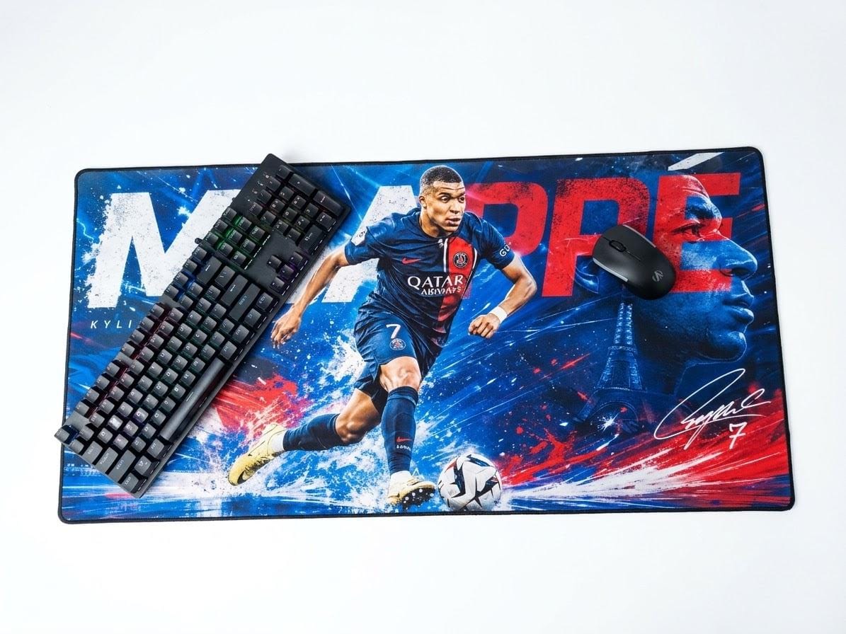 mousepad paris saint germain 7 Classic Mbappe with 90*40 cm High Quality