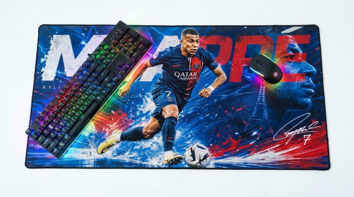 mousepad paris saint germain 7 Classic Mbappe with 90*40 cm High Quality