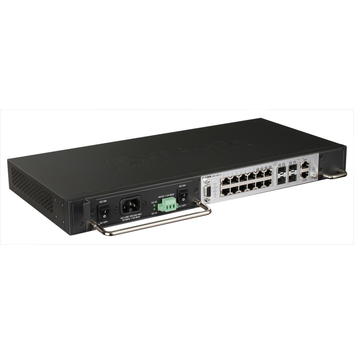 D-Link DGS-3700-12 L2 Gigabit Metro Ethernet Switch 8 Port  10/100/1000