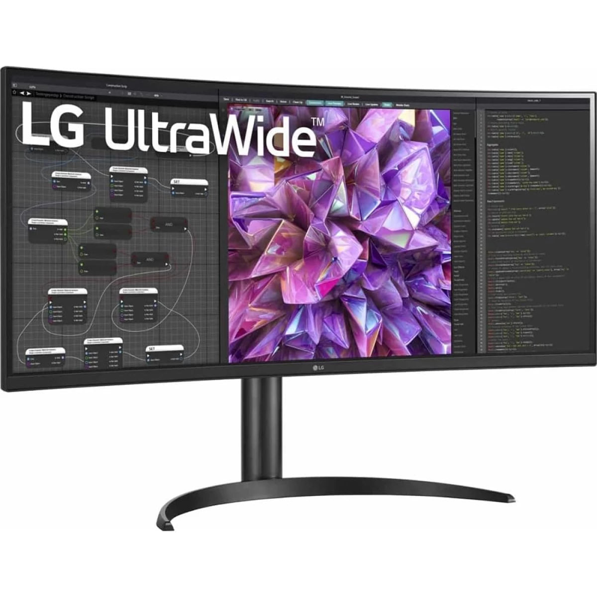 LG 34WQ75C-B 34" IPS Curved UltraWide™ Speakers with USB Type-C™ -Black