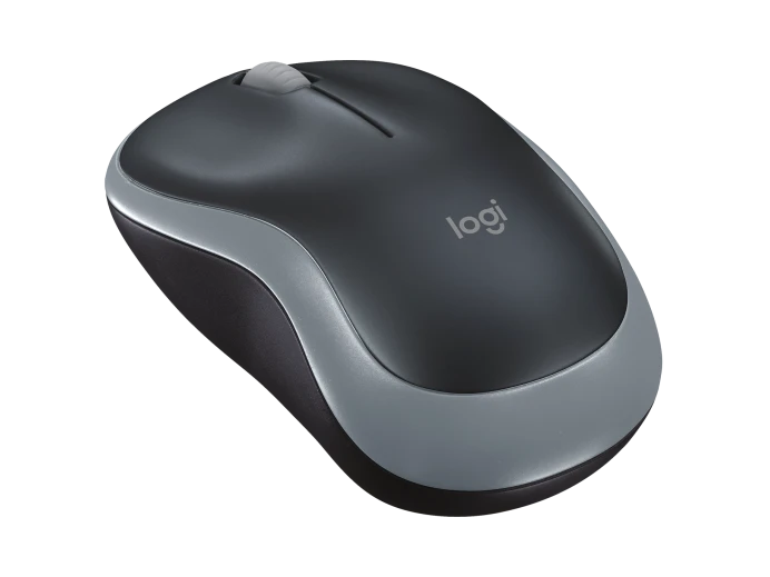 Logitech M185 Wireless Mouse Ambidextrous USB PC / Mac - Grey