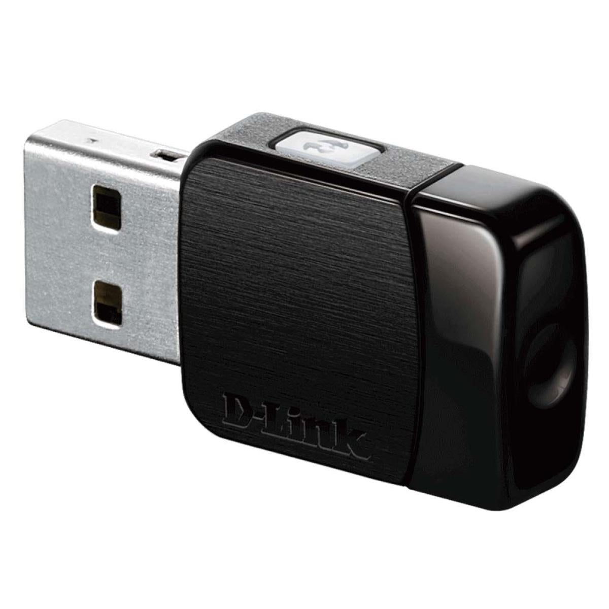 D-Link DWA-171 AC600 MU-MIMO Wi-Fi USB Adapter- Supports WPA2 encryption