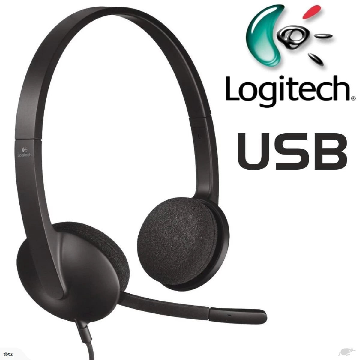 Logitech USB Headset H340, Stereo, USB Headset for Windows & Mac Logitech USB Headset H340, Stereo, USB Headset for Windows & Mac