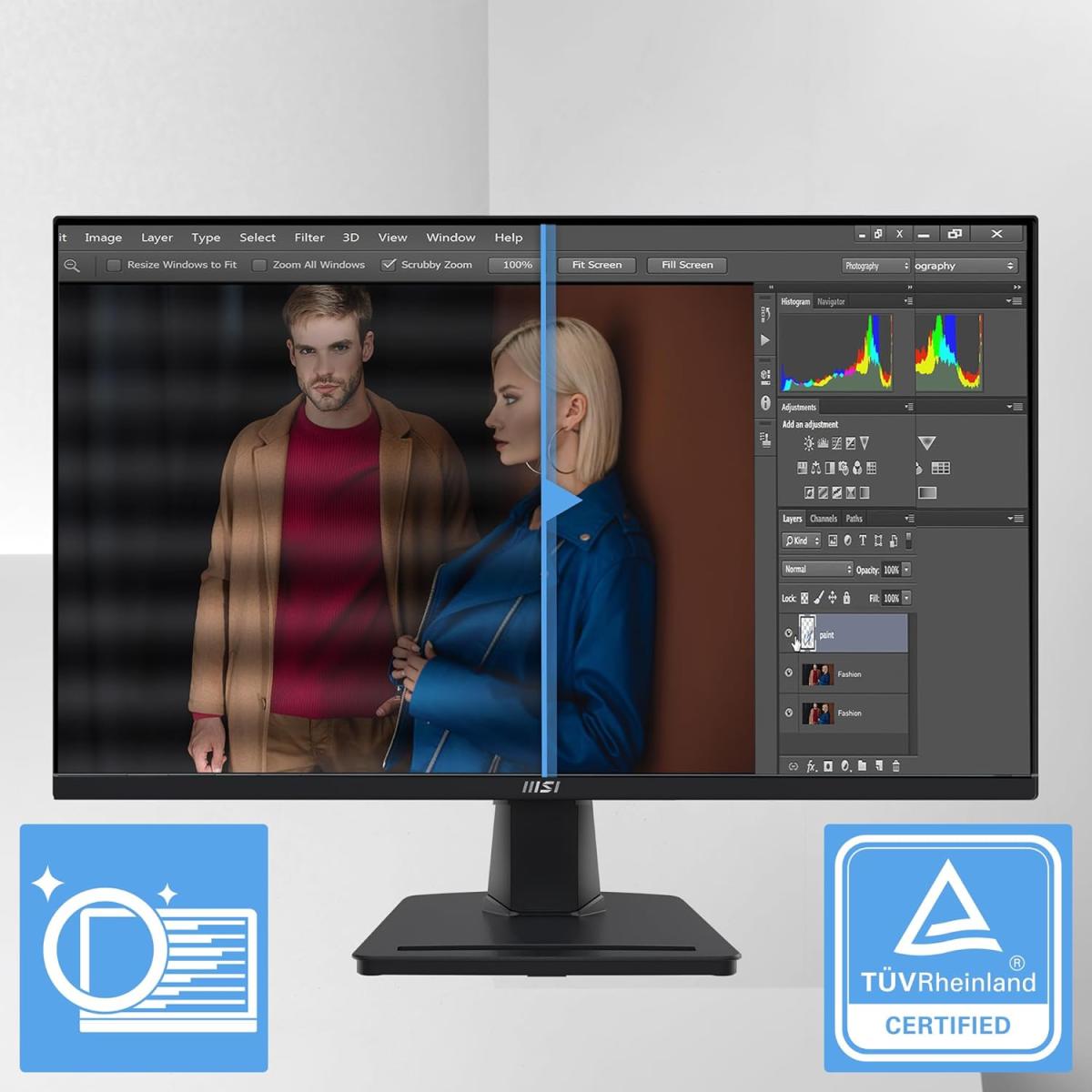 Monitor MSI PRO MP275Q 27 inch IPS 2560 x 1440 (2K) 100Hz