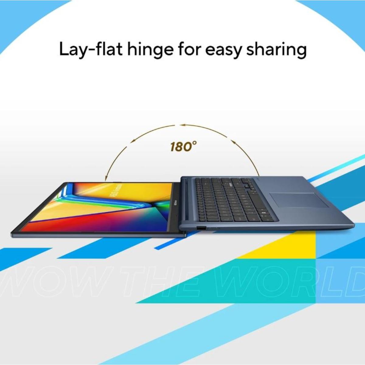 Laptop ASUS Vivobook 15 Intel Core i3-1315U (8GB -512GB) Quiet Blue