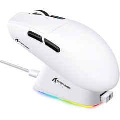 Attack Shark G3 Pro Tri-Mode Wireless Gaming Mouse – PAW3311, White