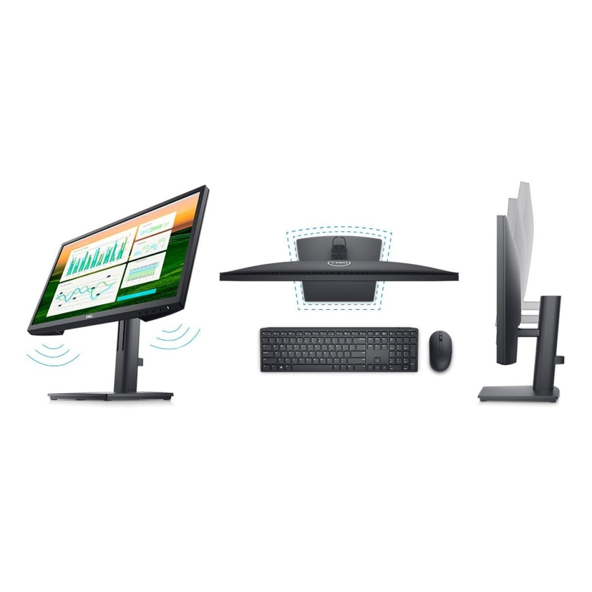 Dell E2222HS 22" Monitor VA Full HD DP/HDMI/VGA Height Adjustment Speakers