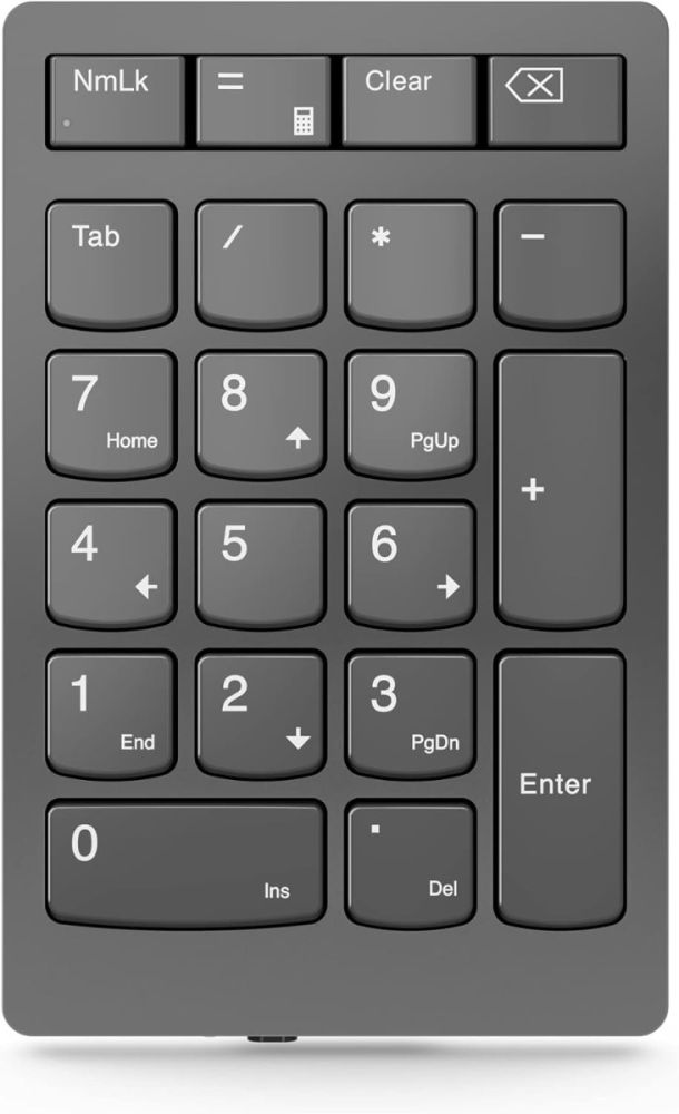 Lenovo Go Wireless Numeric Keypad - Storm Grey Lenovo Go Wireless Numeric Keypad - Storm Grey