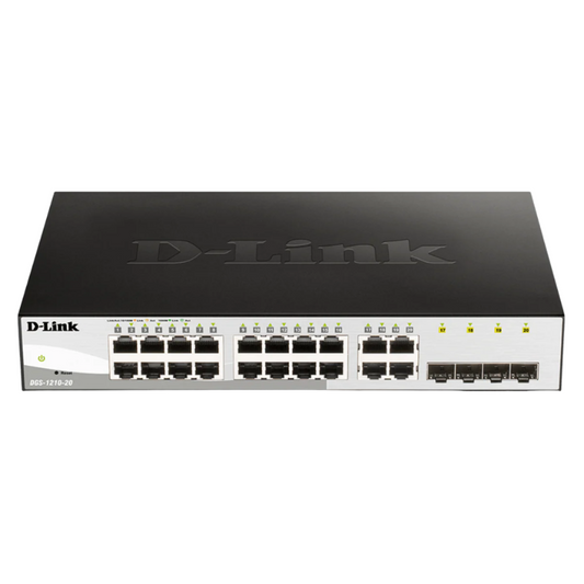 D-Link DGS-1210-20 20 Ports Smart Managed Switches Advanced L2 switching & security