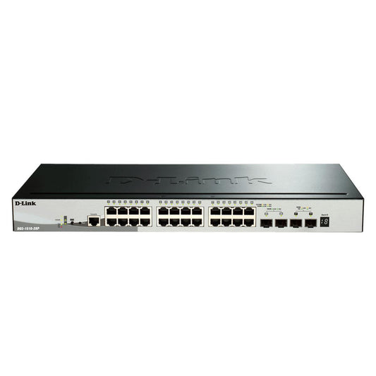D-Link DGS-1510-28X 24 Ports 10/100/1000Mbps + 4 10G ports SmartPro Switch