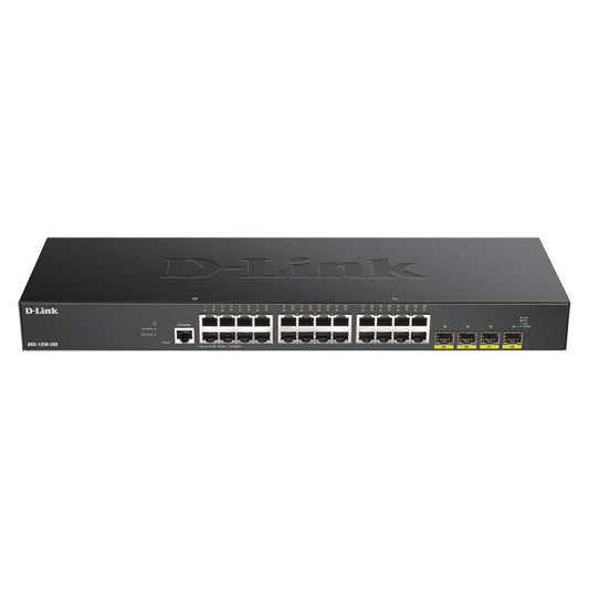 Dlink DGS-1250-28X Switch 24 Ports 10/100/1000 4P Ports 10G SFP+Smart Managed