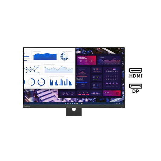 Lenovo ThinkVision E24q-30 24" IPS 2560 x 1440 QHD 100Hz Professional Monitor