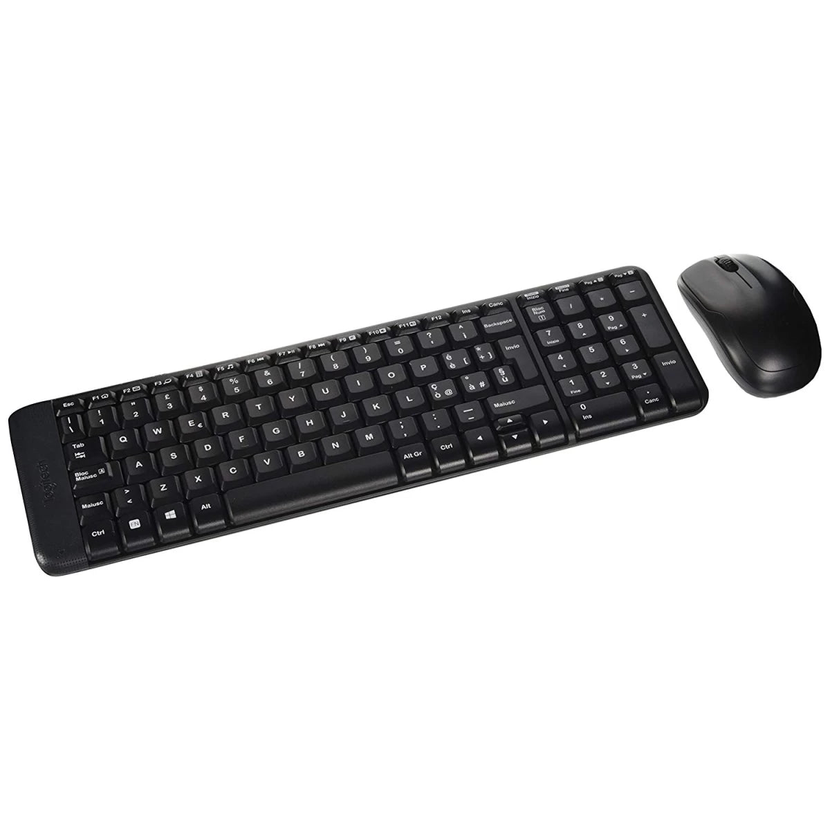 Logitech MK220 Keyboard and Mouse Combo Wireless USB-Receiver - Black