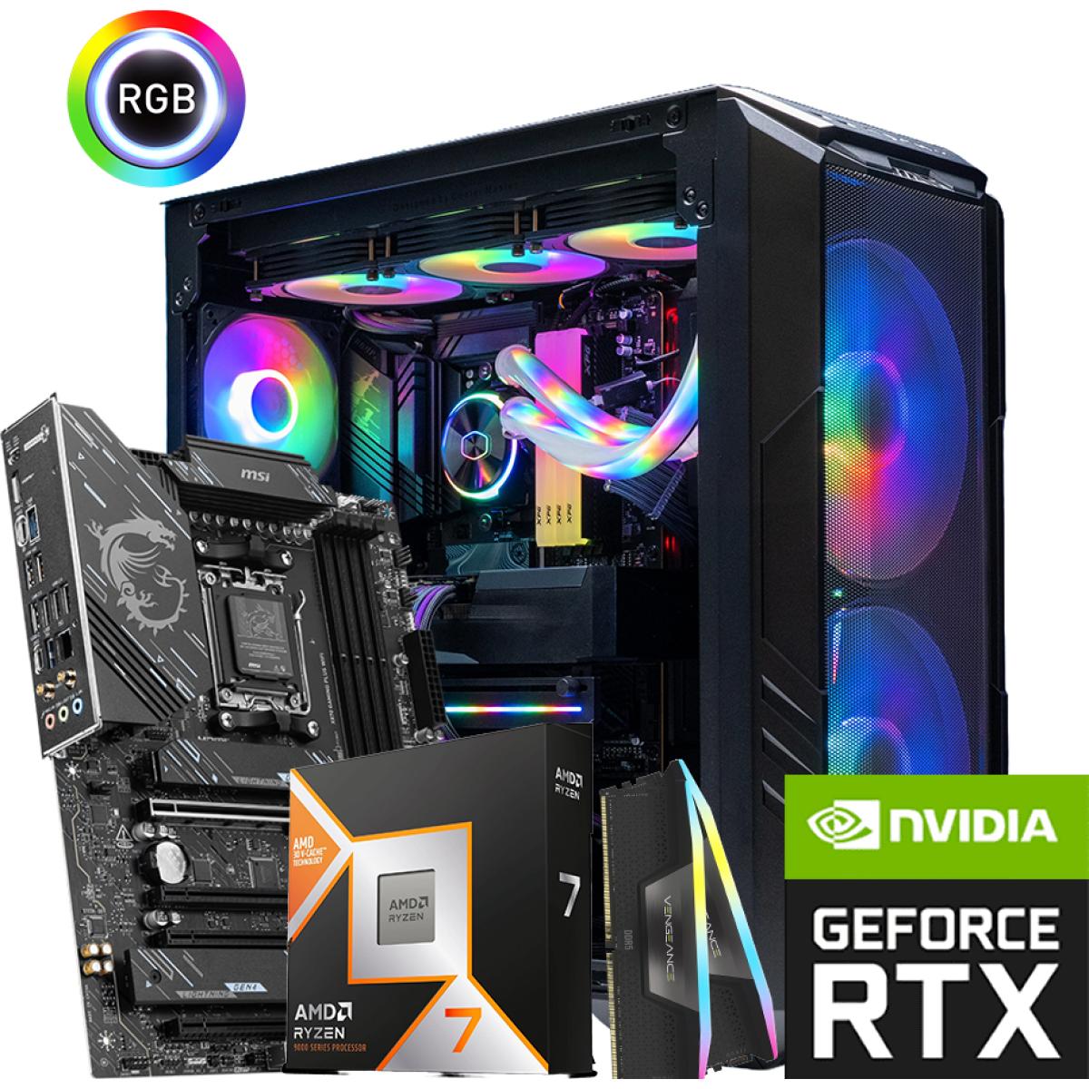 AMD RYZEN 7 9800X3D RTX 5080 16GB/64GB RAM( Collection#21)