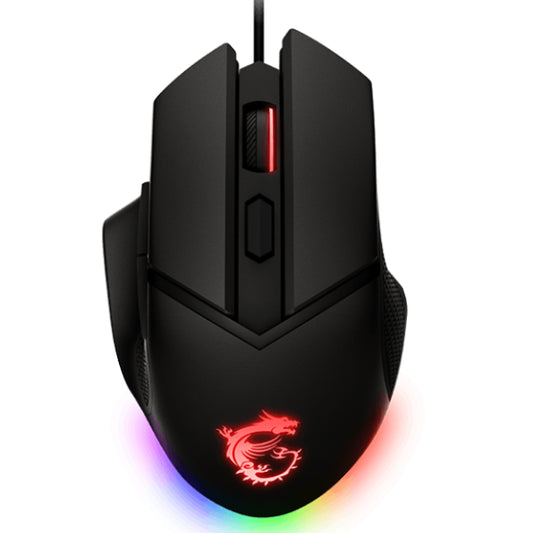 MSI CLUTCH GM20 ELITE gaming mouse – ADJUSTABLE WEIGHT SYSTEM 6400 DPI