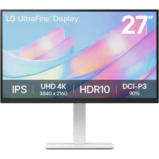 LG 27US550-W – 27” UHD 4K IPS Monitor with HDR10 & Ergonomic-White