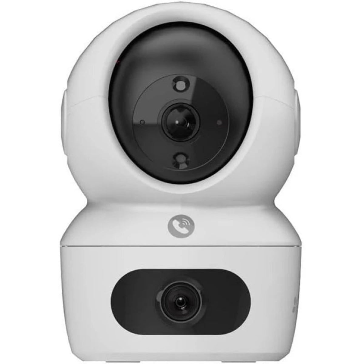 The EZVIZ H7c Dual 4MP, offers dual-lens ultra-wide coverage with pan The EZVIZ H7c Dual 4MP, offers dual-lens ultra-wide coverage with pan