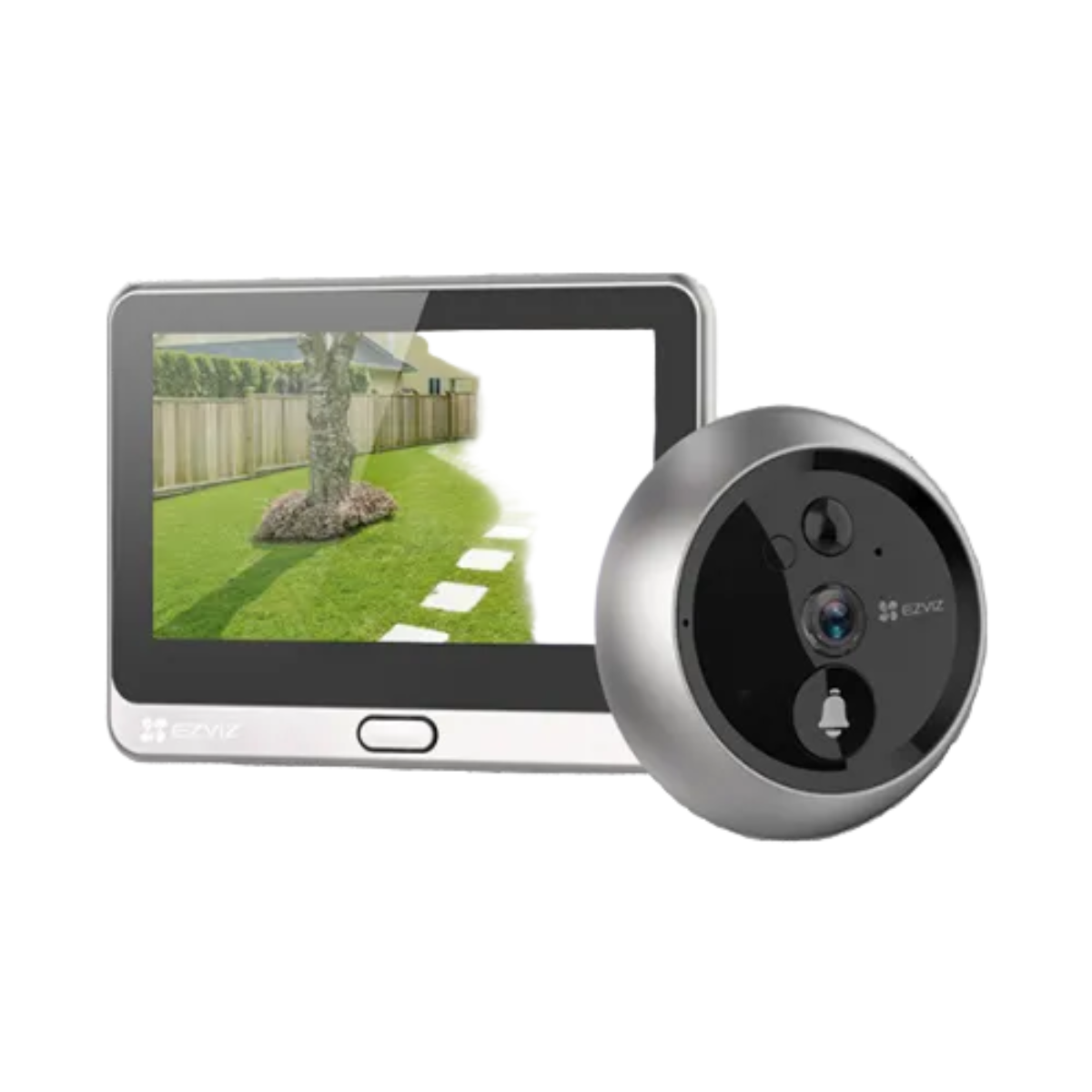 EZVIZ DP2 Wirefree Peephole Door Viewer Camera with Built in Doorbell