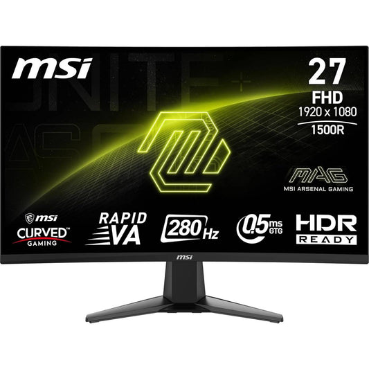 MSI Monitor MAG 276CXF Curve 1500R Gaming Monitor 27" - Black