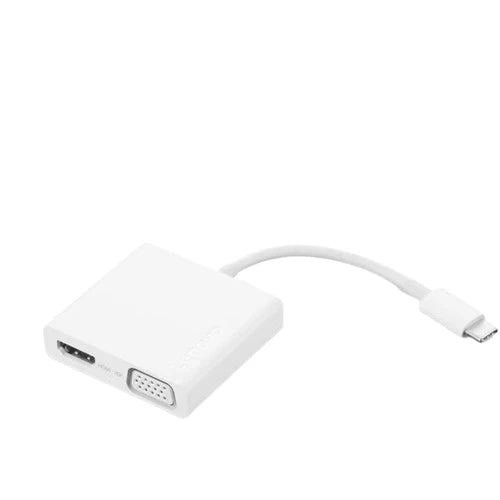 Lenovo USB-C 3-in-1 Travel Hub, 4K HDMI, VGA, USB 3.0, Simple Plug &Play