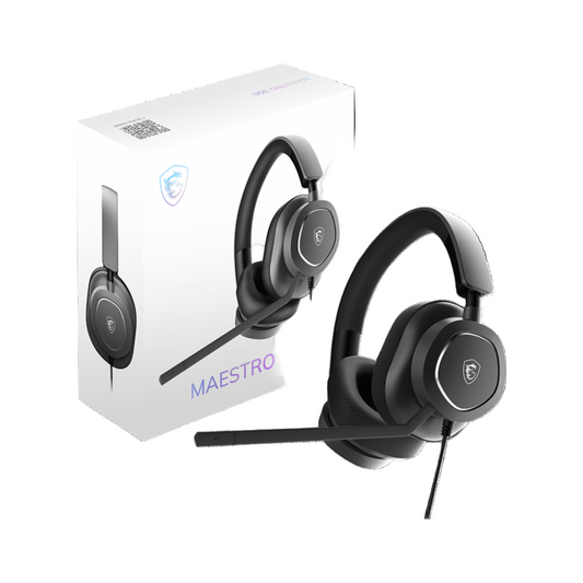 MSI Maestro 300 Gaming Headset – 40mm Neodymium Drivers, Mic