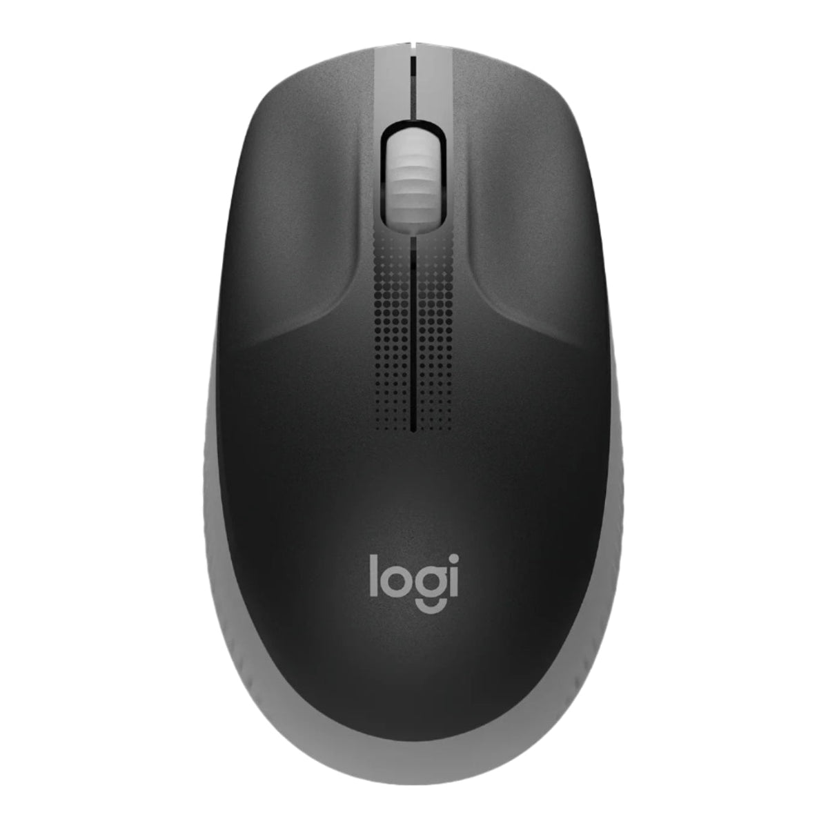 Logitech Wireless Mouse M190 Full Size Ambidextrous Curve Design - Charcoal