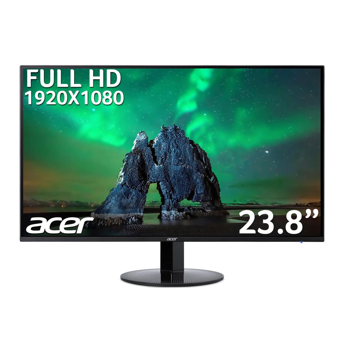 Acer SB241YBI 24” IPS Full HD 75Hz 1ms VRB Ultra-Thin Zero-Frame
