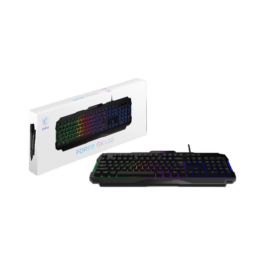 MSI Forge GK100 – Gaming RGB Keyboard, 19-Key Anti - Ghosting