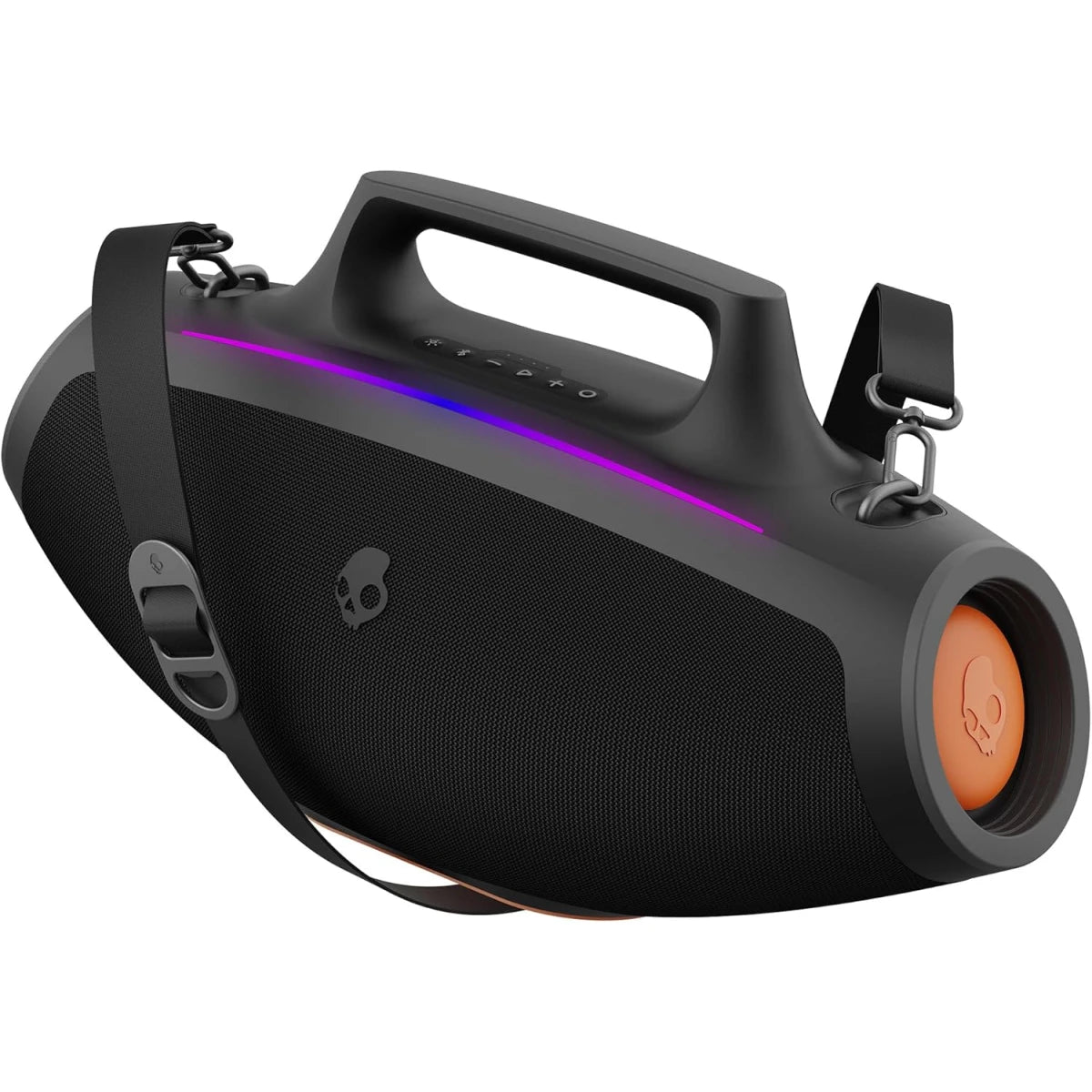 Skullcandy Barrel Bluetooth Boombox Speaker –Water -Resistant Wireless Portable Speaker- Black
