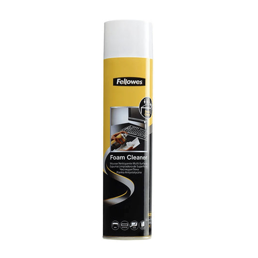 Fellowes 400ml Foam Cleaner For Plastic & Metal HFC Gaz Free