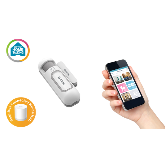 D-Link DCH-Z110 mydlink™ Home Door/Window Sensor 3-in-1 Sensor - 3V battery