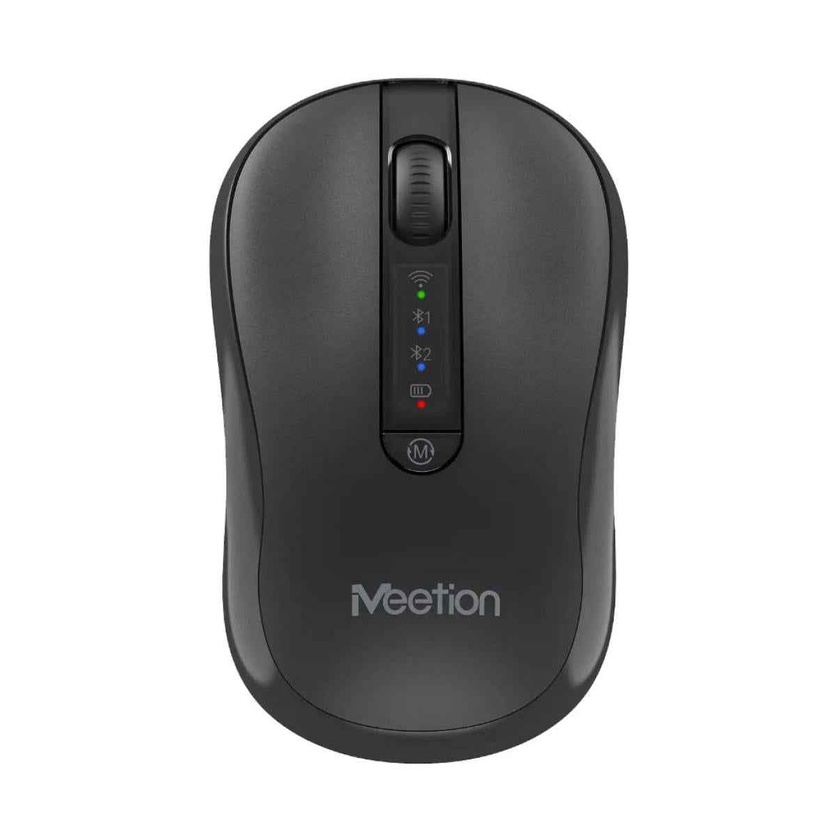 Meetion MT-BTM185R Wireless 2.4G & Bluetooth Dual-Mode Rechargeable Silent