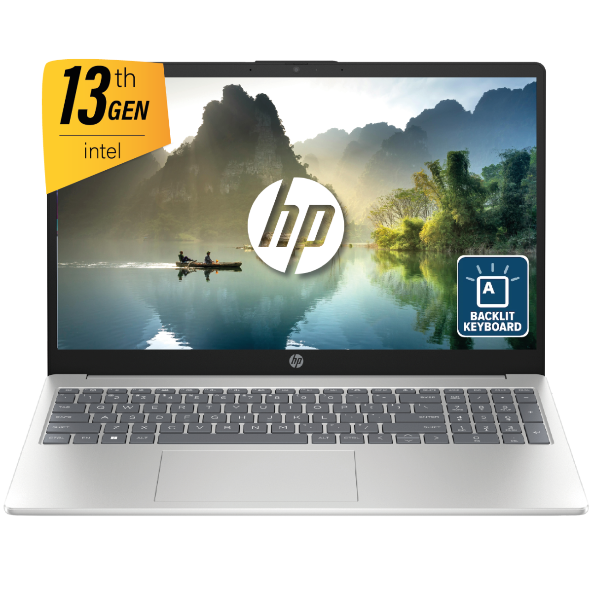 HP Laptop 15-fd0150ne Intel® Core i3-1315 (8GB/512GB), 15.6" FHD IPS - Natural Silver