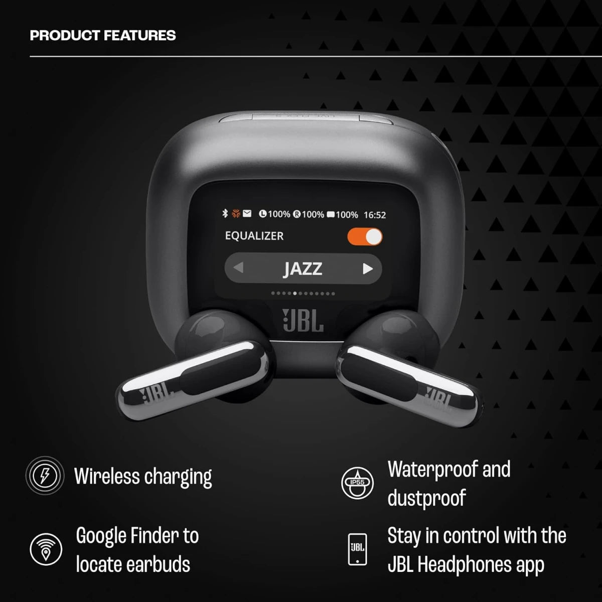 JBL Live Flex 3 Wireless Earbud Headphones, True Adaptive Noise Cancelling