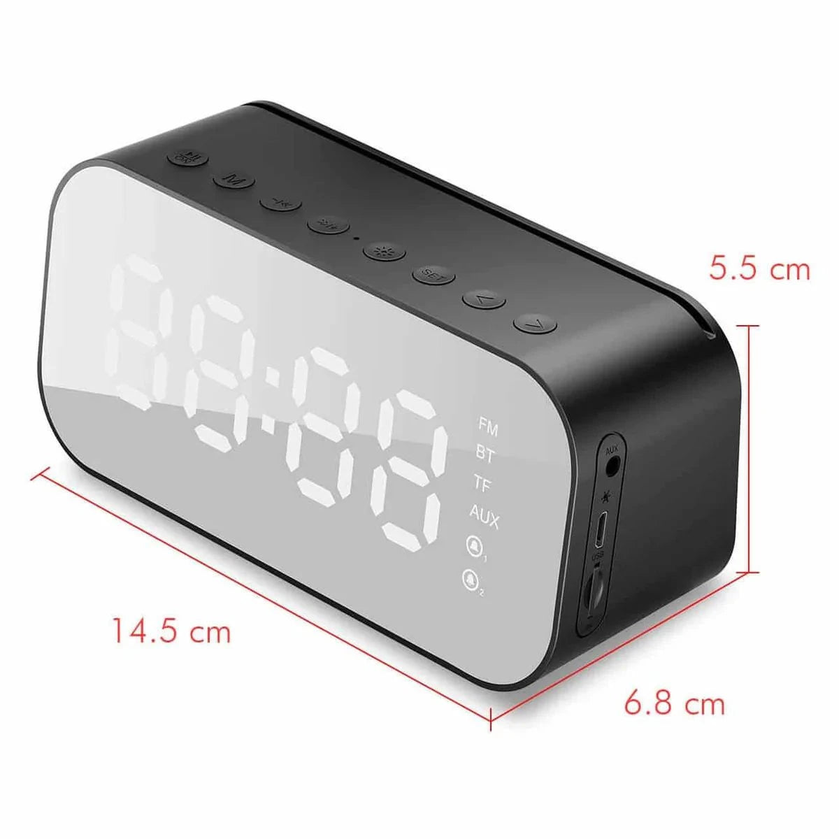 HAVIT M3 Bluetooth Speaker Alarm Clock Radio Multifunctional 5-in-1 device