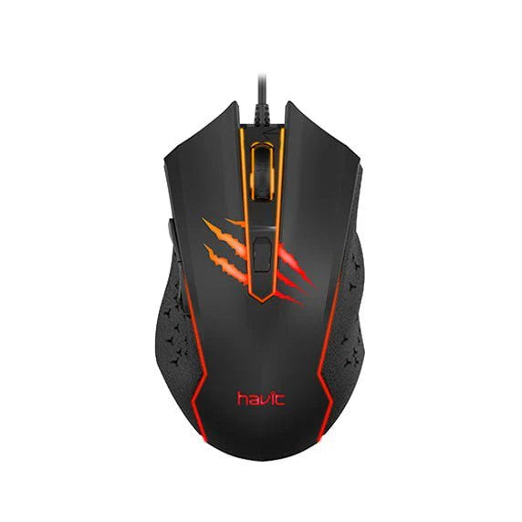 HAVIT MS1027 Wired Gaming Mouse, Adjustable DPI, 6 Key, USB, 1.6m HAVIT MS1027 Wired Gaming Mouse, Adjustable DPI, 6 Key, USB, 1.6m