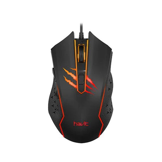 HAVIT MS1027 Wired Gaming Mouse, Adjustable DPI, 6 Key, USB, 1.6m