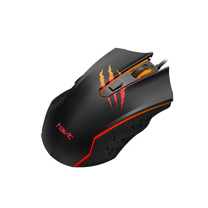 HAVIT MS1027 Wired Gaming Mouse, Adjustable DPI, 6 Key, USB, 1.6m