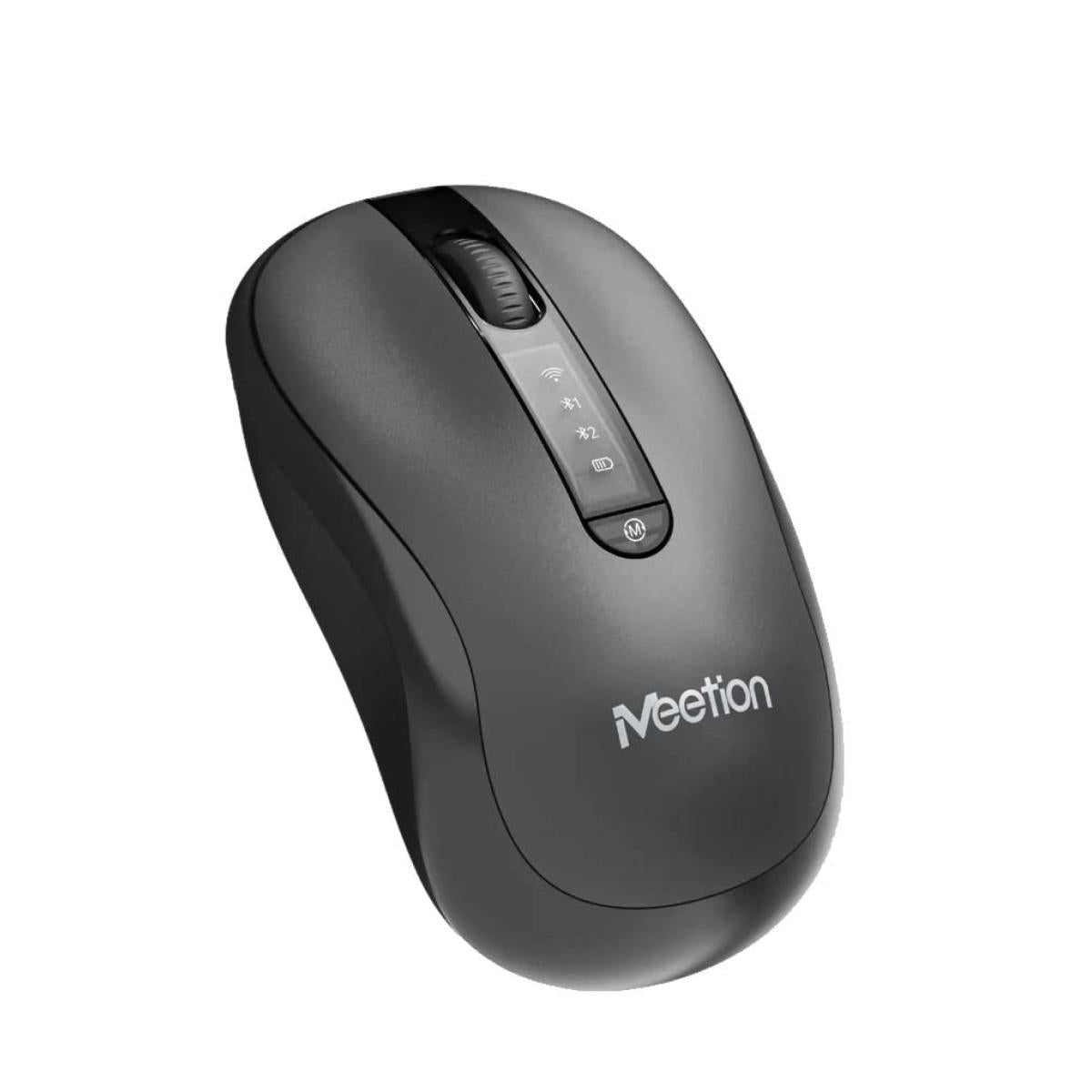 Meetion BTM185 Wireless 2.4G & Bluetooth Silent Mouse Dual-Mode Bluetooth& Wireless