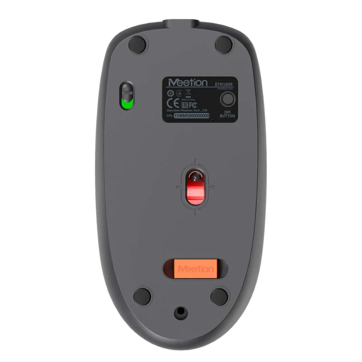 Meetion BTM100R Rechargeable Wireless Mouse 2.4G+ Blutoth BT5.1 Dual Mode Silent