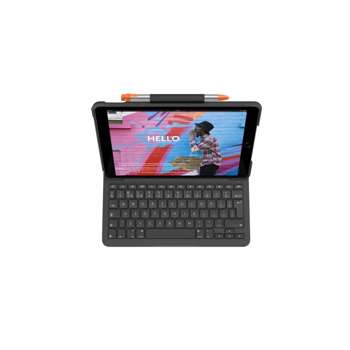 Logitech iPad10th generation Keyboard Case| Slim Folio with integrated wireless keyboard