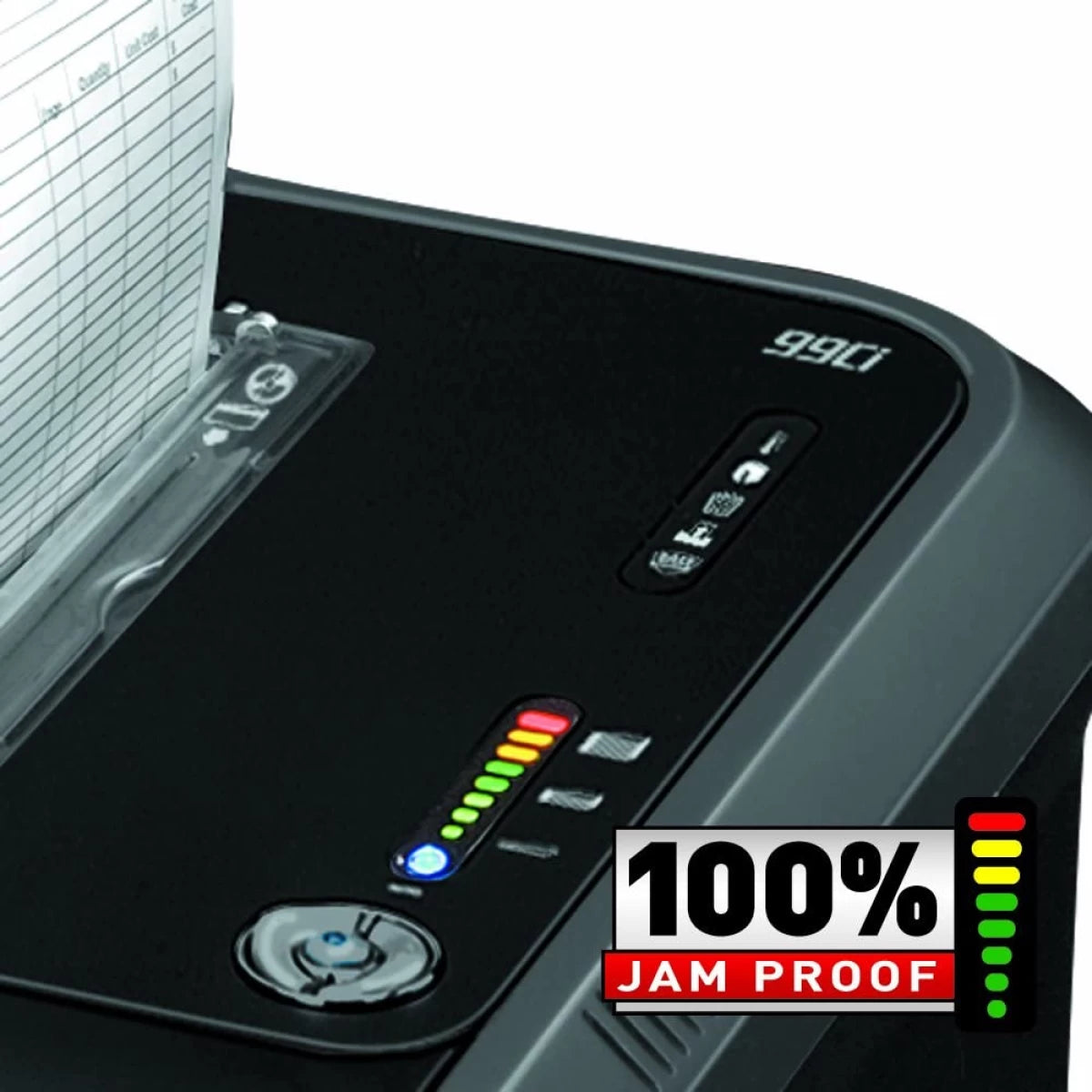 Fellowes Powershred 99Ci 18-Sheet Capacity 100% Jam Proof Cross-Cut Paper Shredder