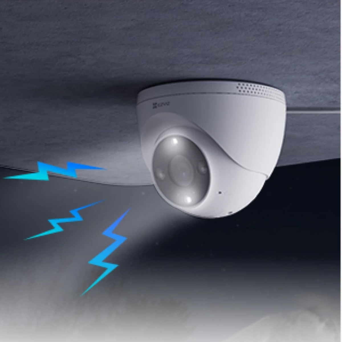 EZVIZ IP camera H4 PoE 2K 4MP Turret PoE 3Mpix IP67