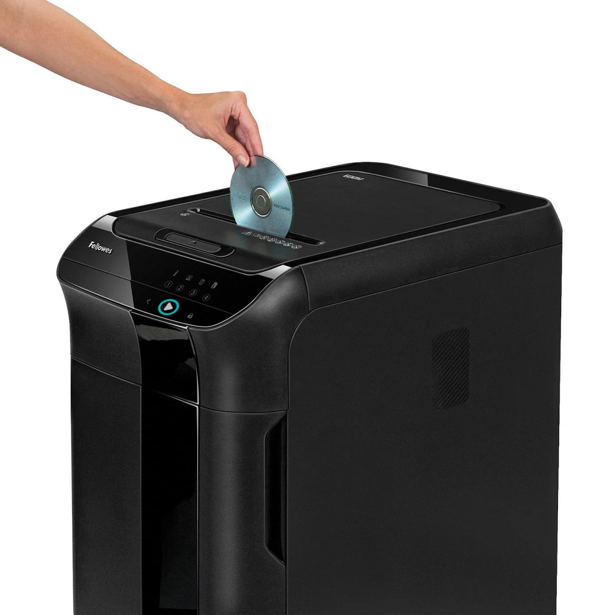 Fellowes AutoMax 600M 600-Sheet Auto Feed Micro-Cut Support 10+Users Paper Shredder Fellowes AutoMax 600M 600-Sheet Auto Feed Micro-Cut Support 10+Users Paper Shredder